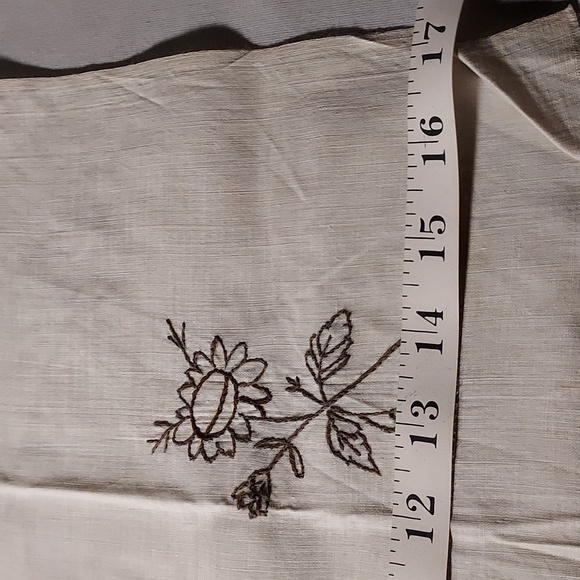 Handmade Embroidered Table Runners Table Scarfs Dinner Napkins Floral Designs - Picture 9 of 9